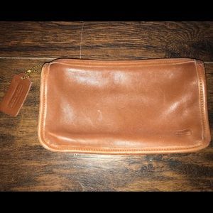 Vintage Coach Makeup Bag